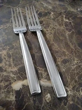 TOWLE MASON FROST 18/0 Stainless  1 Dinner Forks & 1 Salad Fork Flatware 