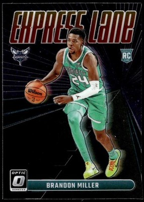 2023-24 Donruss Optic #3 Brandon Miller Express Lane Rookie E1