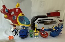 PAW Patrol Submarine  Ryder  Whaler patrollers, 5 Sea Pups  Sea Boats