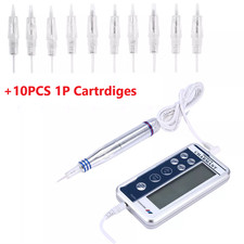 Digital Stainless Steel Eyebrow Tattoo Machine Pen for Permanent Makeup Artists