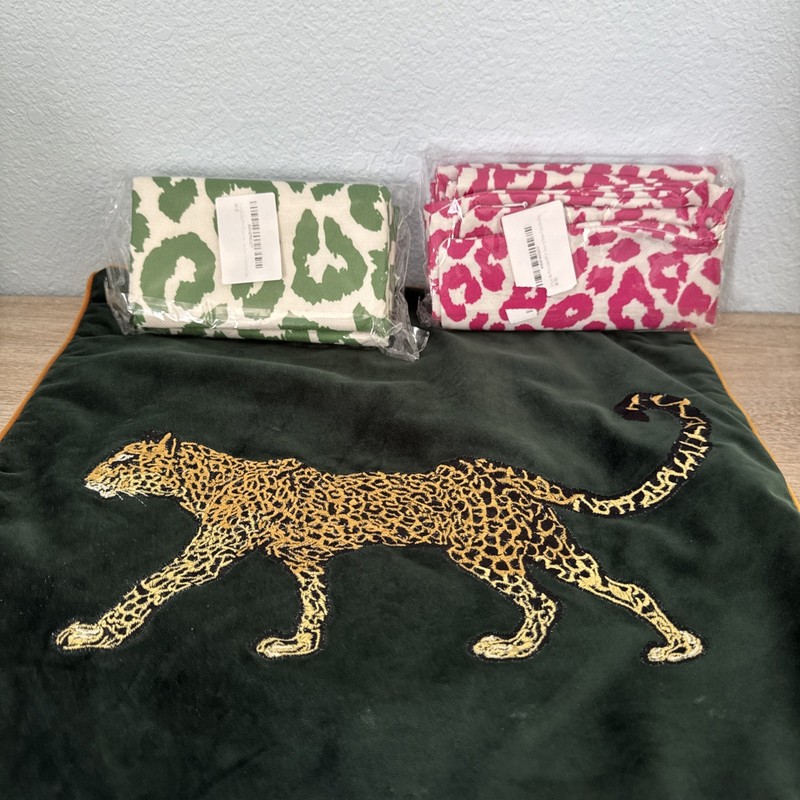 3 pillow Cases - Leopard