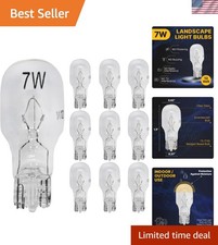 12 Volt 7 Watt Low Voltage T5 Landscape Bulb - Pack 10 - Landscape Light Bulb...