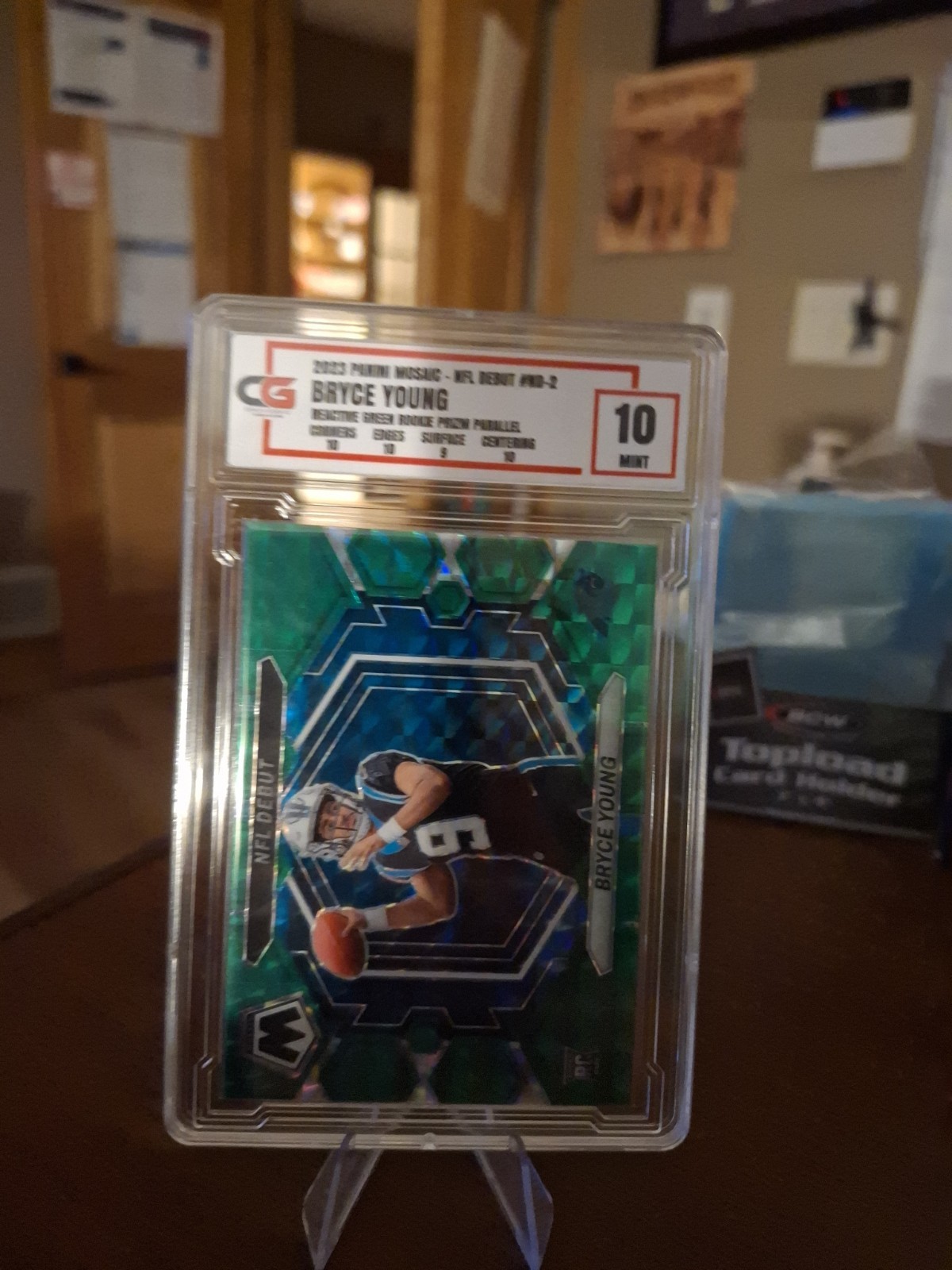 Bryce Young Panini Mosaic NFL Debut #ND2 Green