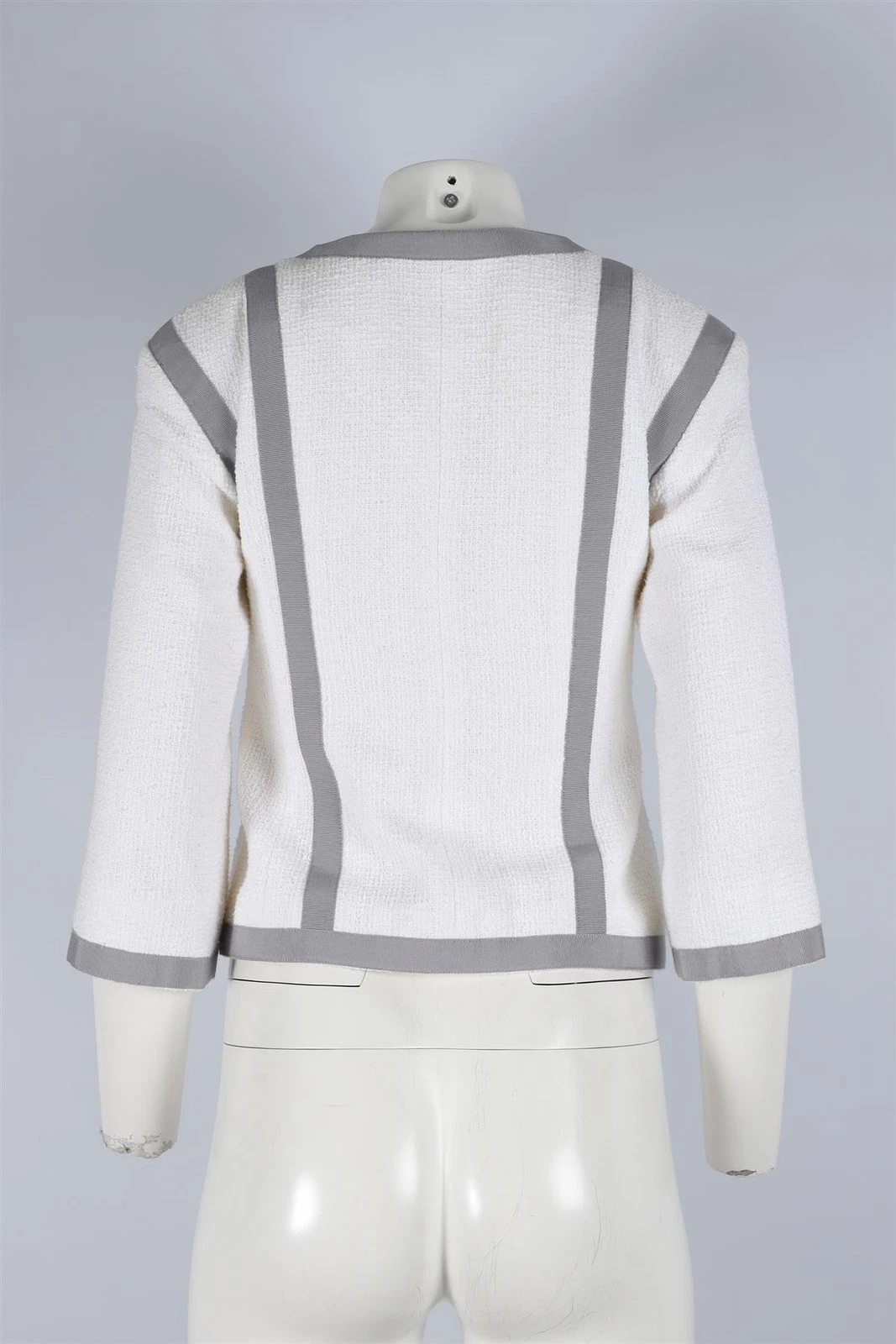 GIACCA CHANEL BIANCA 2014 COTONE FR 36 UK 8