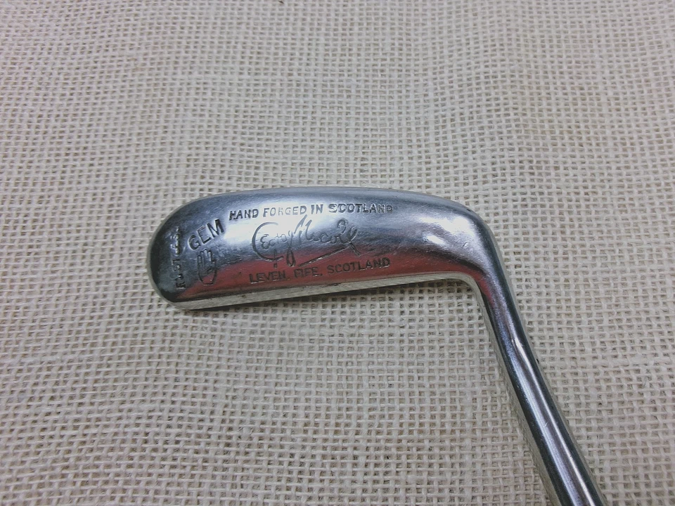 Vintage George Nicoll Rustless Gem Hand Forged in Scotland Putter 35" RH - Image 4 of 4