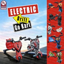 2026 New 3-Wheel Electric Drift Go Kart For Kids Ride On Trike w/ Bluetooth