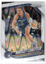 2025 Panini WNBA Prizm BRIDGET CARLETON White Seismic Prizm parallel card #88
