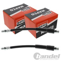2X Mapco BremsschlÄUche Bremsschlauch AM Bremssattel Hinten Passend FüR Audi 100