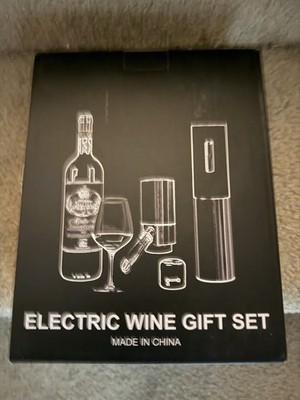 Wine Gifts-Wine Aerator Pourer-Rocyis Electric Wine Dispenser 5 Piece Set