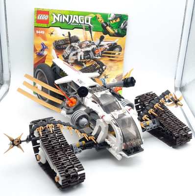 LEGO NINJAGO: Ultra Sonic Raider (9449) - Vehicle & 1x Instruction Booklet Only