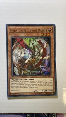 Yugioh Ghost Ogre & Snow Rabbit DUDE-EN001 Ultra Rare Alt Art 1st Ed NM