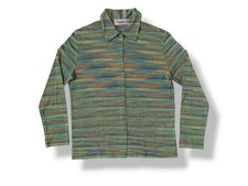 Missoni Sport Women Size 40 Long Sleeve Shirt Multicolor Blouse Luxury Unique