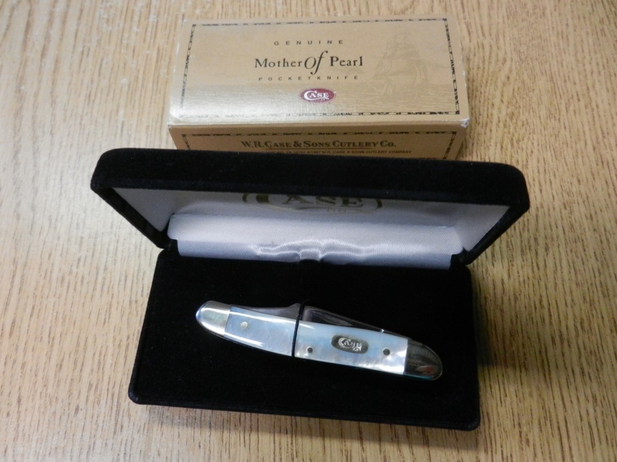 Case XX USA Three Blade Knife 83087 Mother of Pearl Handle
