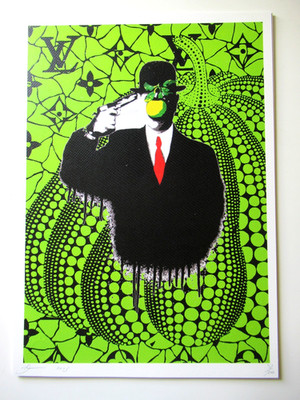 DEATH NYC: SIEBDRUCK, ORIGINAL HANDSIGNIERT, NUMMERIERT, LIMITIERT, ZERTIFIZIERT