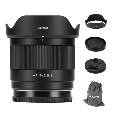 VILTROX 9mm F2.8 E, AF 9/2.8 APS-C Auto Focus Wide Angle Prime Lens for Sony E