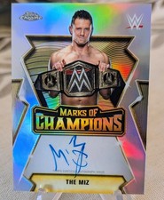 2026 Topps Chrome WWE The Miz #MOC-TM Marks Of Champions Auto Refractor