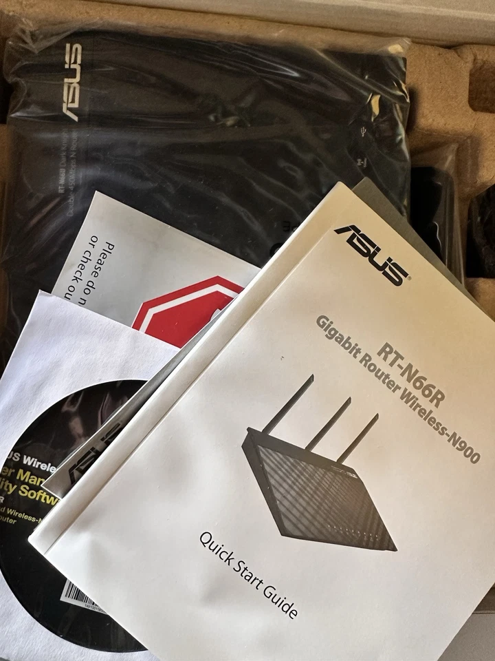 ASUS RT-N66R Wireless-N900 Dual Band Gigabit Wireless N Router New - Image 3 of 3