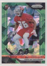2018 Panini Prizm Rookie Green Crystals Prizm 17/75 MJ Stewart #256 x5u
