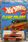 1976 HOT WHEELS FLYING COLORS '57 CHEVY #9 #9638 Red Line Hong Kong Unpunched