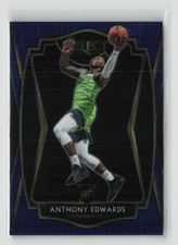 2020-21 Panini Select ANTHONY EDWARDS RC Blue #169 Rookie Card Minnesota
