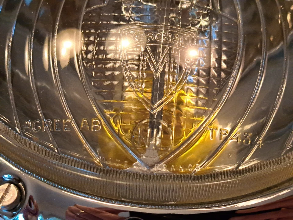 Nuevo de Lote Antiguo Par de Faros Marchal Equilux TP434 con Barras de Belleza 1950-55 Ferrari, Maserati Foto 4 de 4