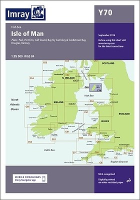 Imray Chart Y70 Isle of Man - 9780852889916