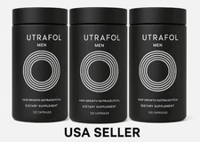 pack of 3 Men's Hair Growth In Glass Bottle/Total 360 Capsules Exp 10/2026