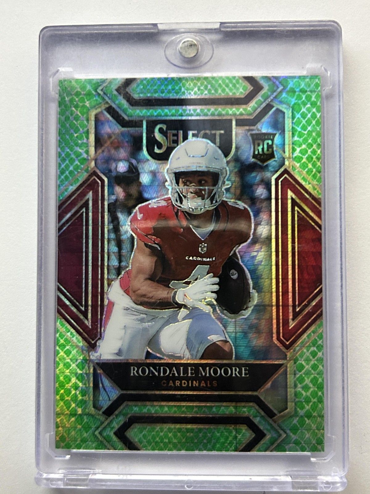 2021 Panini Select #258 Rondale Moore Dragon Scale Prizm #/89