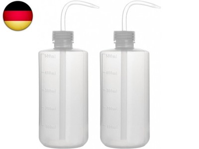 stonylab 2er Pack 500 ml Waschen Flasche Kunststoff, Squeeze Flasche
