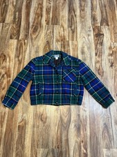   VTG PENDLETON KNOCKABOUTS PLAID 100 WOOL JACKET SMALL   