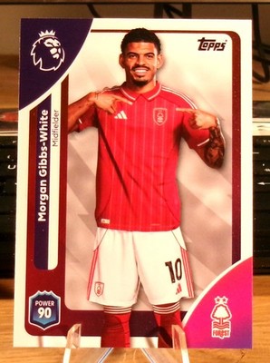2025-26 Topps Premier League  Base - Morgan Gibbs-White - Nottingham Forest #245