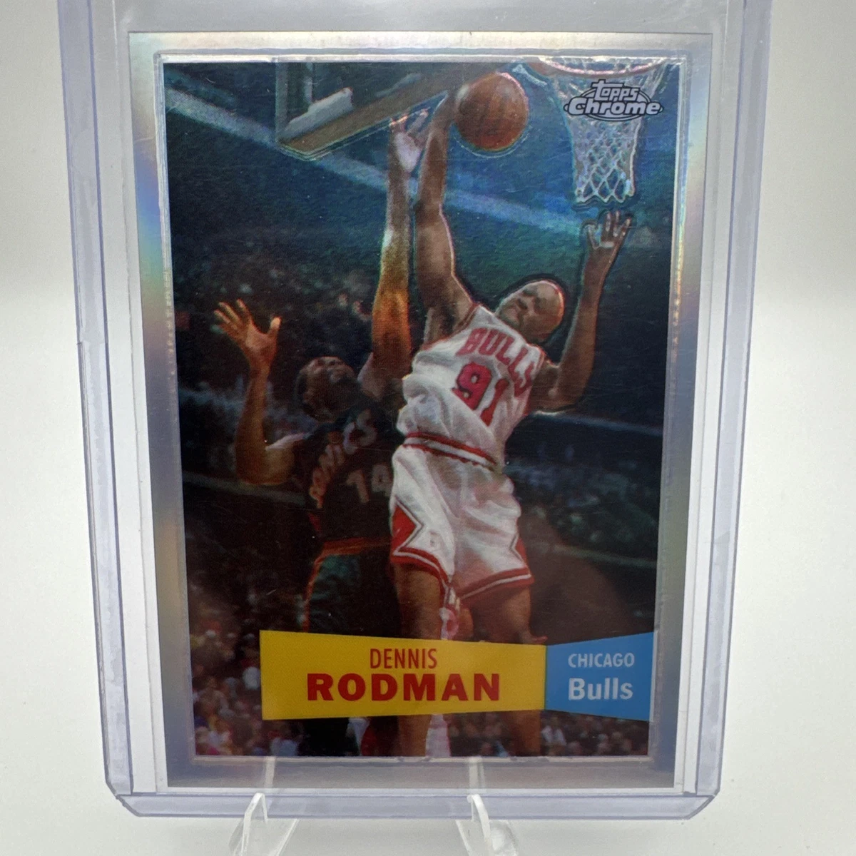 Topps Dennis Rodman Basketball Serial Numbered Sports Trading