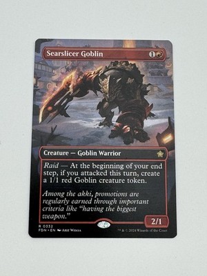 Searslicer Goblin (Borderless) 0332 Foundations FDN Magic The Gathering MTG NM