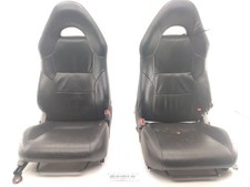 Toyota Celica Gts Black Leather Front Seat Set With Rails Fits 00 01 02 03 04 05