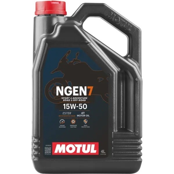 Huile 15W50 évite la surchauffe des moteurs de motos 4T fatigués