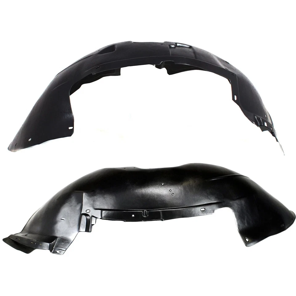 Set of 2 Fender Liner For Chevrolet Silverado 2500 HD 2001-2006 Front Foto 2 de 4