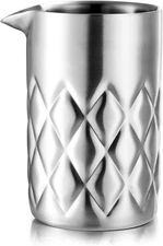 Cocktail Mixing Glass 18 Oz Stainless Steel Martini Stirring Double Walled Bar