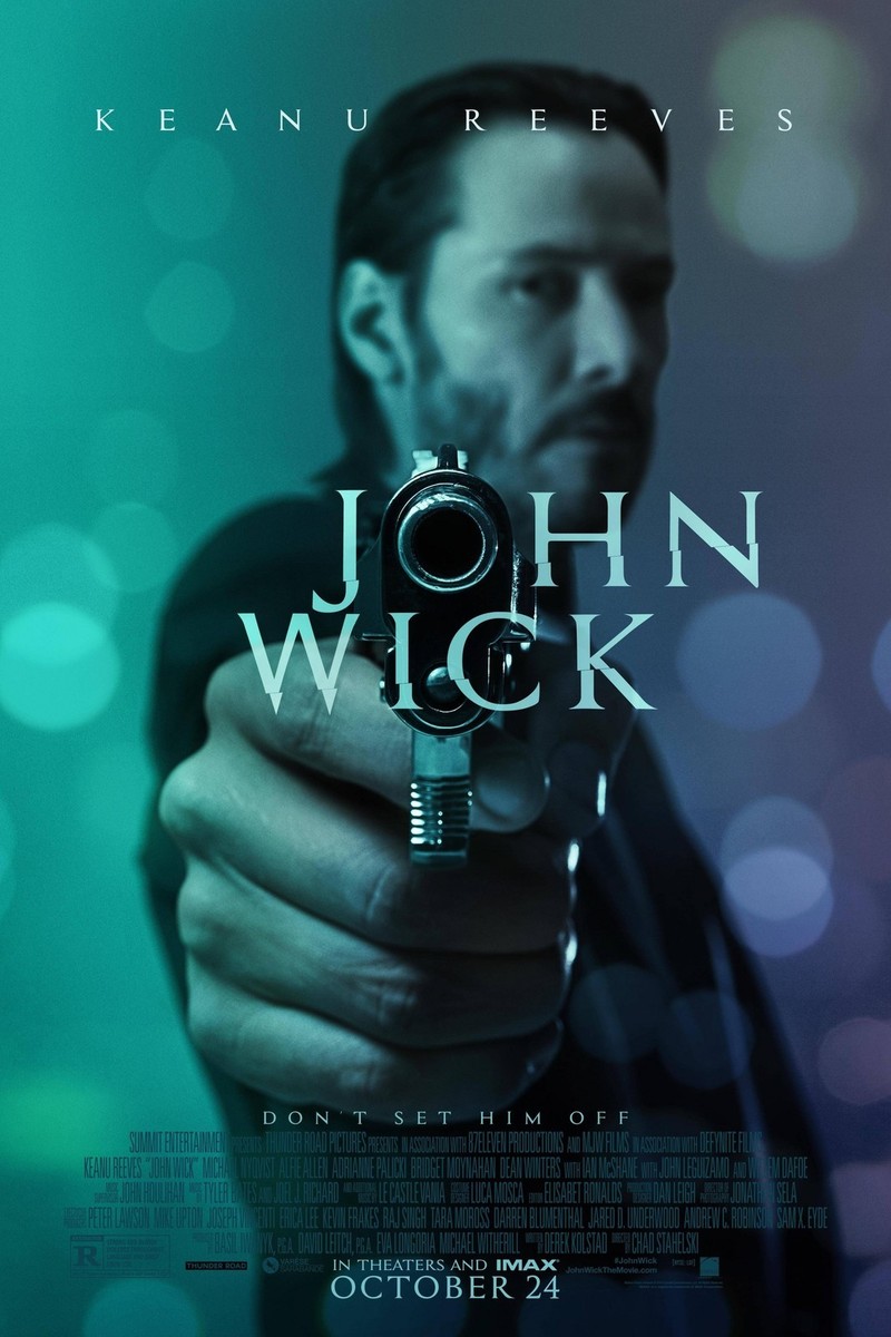 JOHN WICK POSTER KEANU REEVES MICHAEL NYQVIST ALFIE ALLE WILLEM DEFOE
