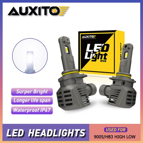 9005 HB3 LED Headlight Bulbs High/Low Beam Bulbs Conversion Kit For Ford Honda