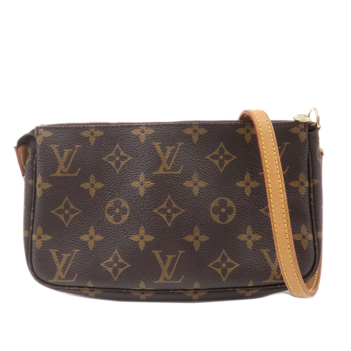 Auth Louis Vuitton Monogram Pochette Accessoires Strap M51980