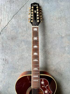 Acoustic Guitar Epiphone EJ-212 VS Sunburst Spruce Mahogany Body