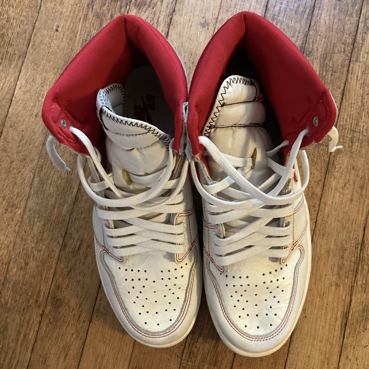 Phantom air Jordan 1 OG IN ORIGNI.BOX WITH ORIGIAL RED AND BLck LACES. Mint con Size 3 - Jordan 1 Retro Low OG SP x Travis Scott Black  main image 3