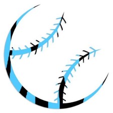 Baseball, Vinyl Decal Sticker, 40 Patterns & 3 Sizes, #6736