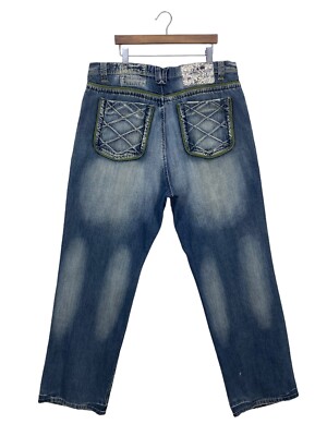 Akademiks Jeans Size 40 W40xL33 Akademiks Big Size Denim Jeans Hip Hop 