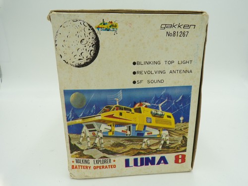 RARO 1960 Gakken Japón B/O Luna 8 Space Walking Explorer Nuevo Antiguo Stock Tienda - Imagen 9 de 10