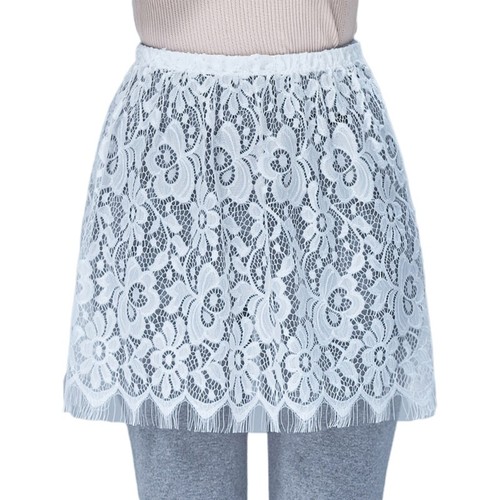 Women Lace Shirt Extender Hollow for Floral Eyelash Trim Top Hem Skirt - Picture 6 of 13