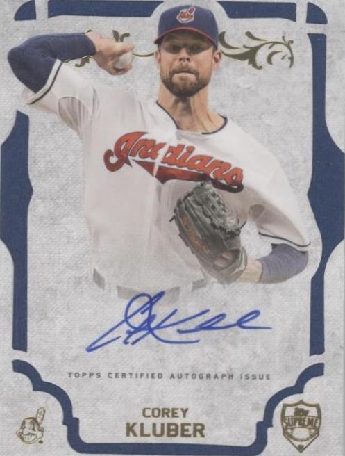 2015 Topps Supreme - Corey Kluber #SA-CKR - 1 of 1