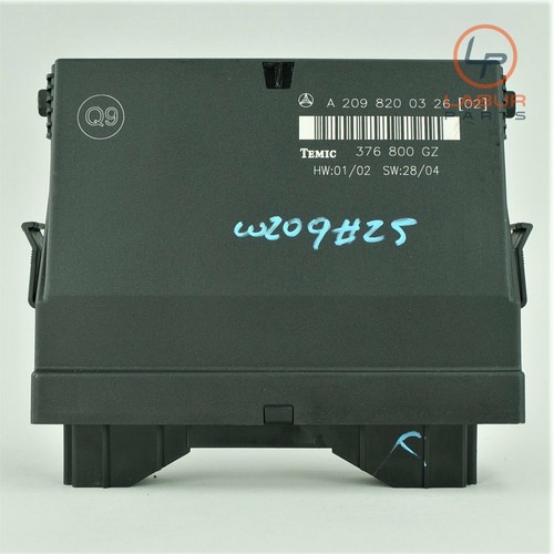 W209 C209 MERCEDES 03-09 CLK CLASE TEMIC MÓDULO DE CONTROL TRASERO 2098200326 B826 - Imagen 1 de 5
