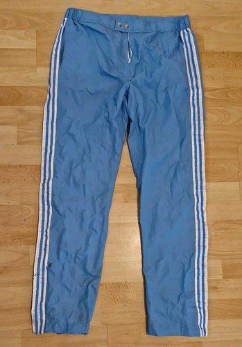 rare Vintage Adidas Tracksuit Windbreaker 1970s 80s light Blue athletics hooded - Picture 10 of 22