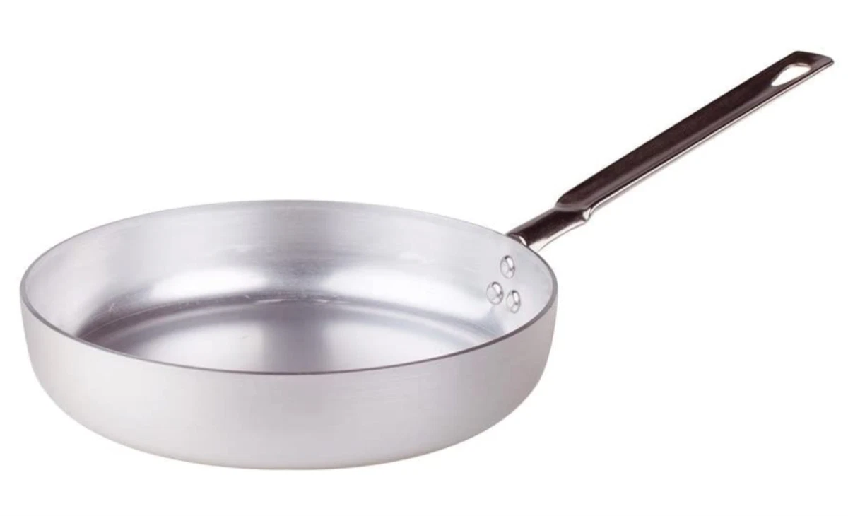 Padella saltapasta alluminio welkhome professionale CM 36 made in italy, padella